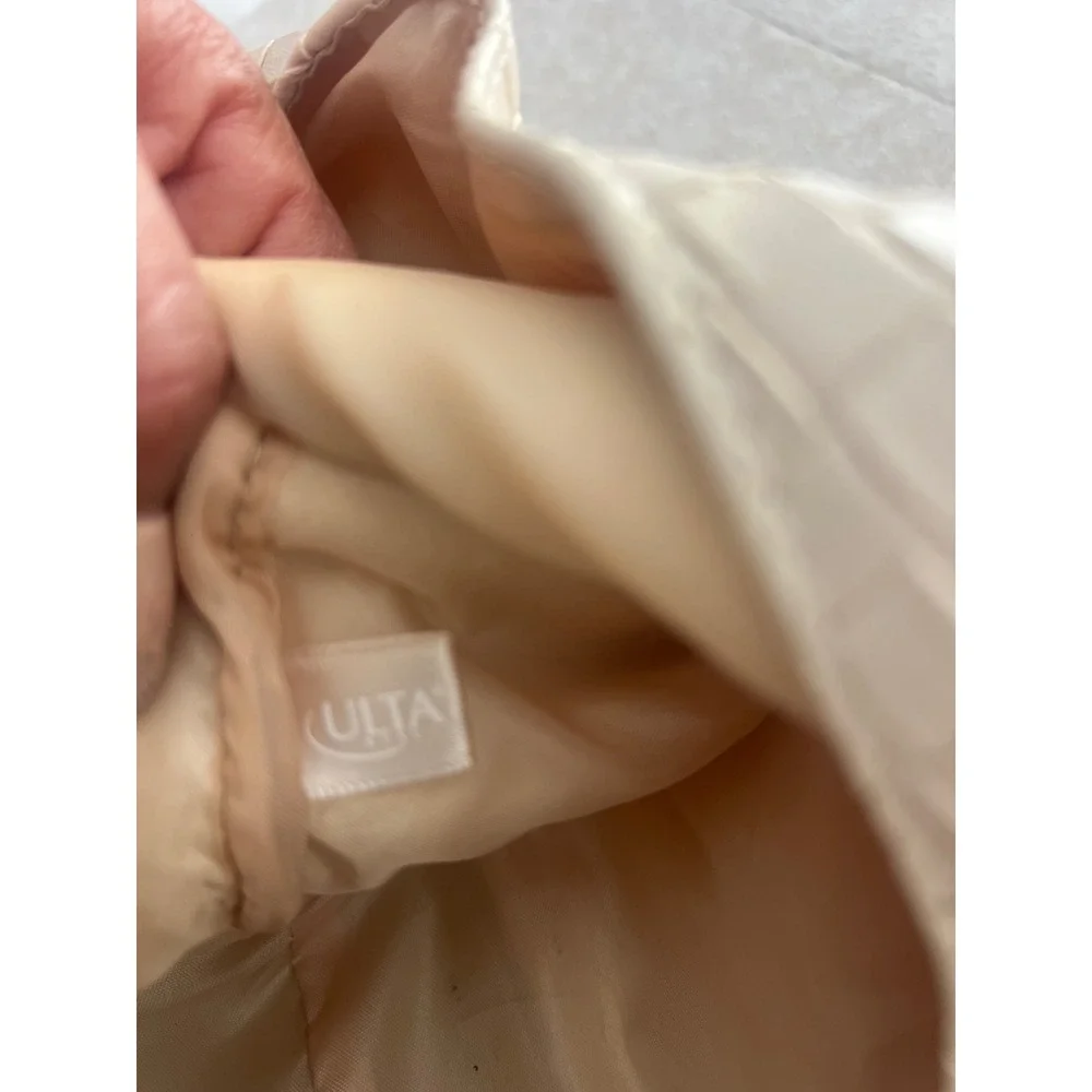 Ulta Woven Hobo Bag Cream Beige Knotted Strap Intrecciato Style Shoulder Bag